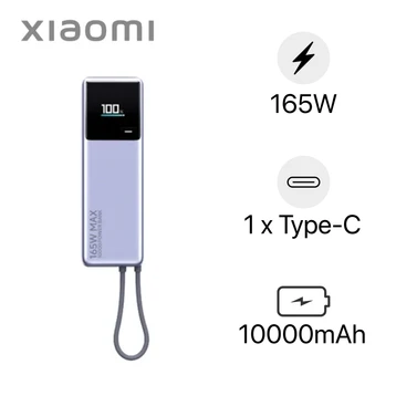 Pin dự phòng Xiaomi 10.000mAh 165W tích hợp cáp Type-C