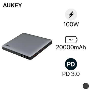 Pin dự phòng Aukey Sprint X 20000mAh sạc nhanh 100W & USB-C PD 3.0 (PB-Y44)