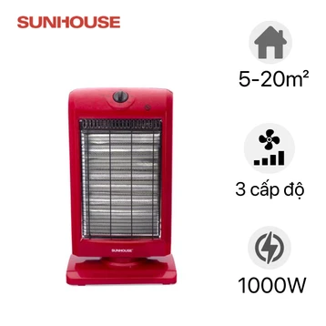 Quạt sưởi đèn halogen Sunhouse SHD7016