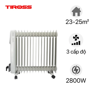 Máy sưởi dầu Tiross 15 thanh TS9219