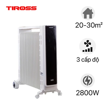 Máy suởi dầu Tiross 15 thanh TS9215