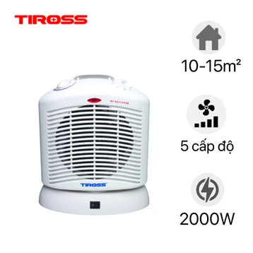 Quạt sưởi mini Tiross hai chiều TS946