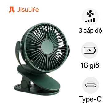 Quạt kẹp bàn mini Jisulife FA29A xoay 360 độ (3 cấp độ gió)
