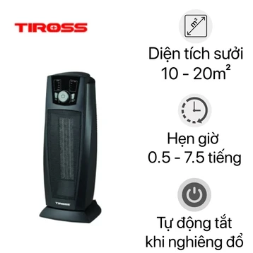 Quạt sưởi ceramic hai chiều Tiross TS928