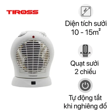 Quạt sưởi mini Tiross hai chiều TS944