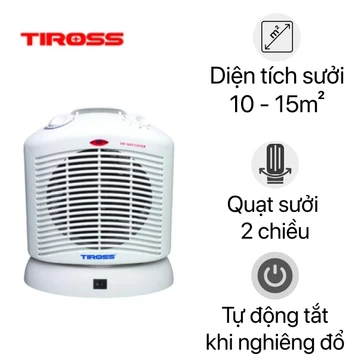 Quạt sưởi mini Tiross hai chiều TS946