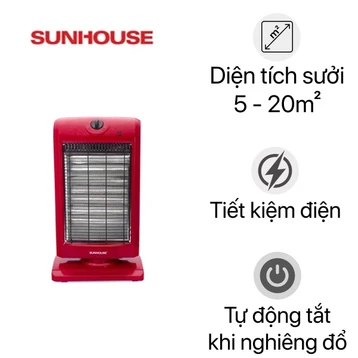 Quạt sưởi đèn halogen Sunhouse SHD7016