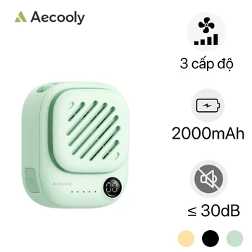 Quạt đeo cổ Aecooly Click 01 2000mAh