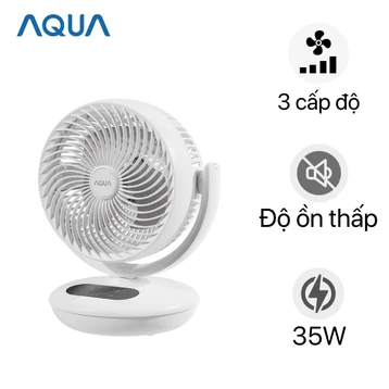 Quạt đứng lưu thông không khí AQUA AQS-FED2001R(W)-VN