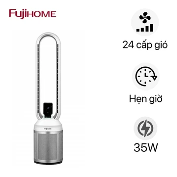 Quạt không cánh tích hợp lọc không khí Fujihome BF308DC - Cũ