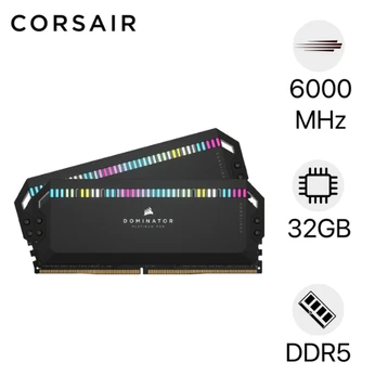 Ram Corsair Dominator Platinum RGB DDR5 6000MHz 32GB
