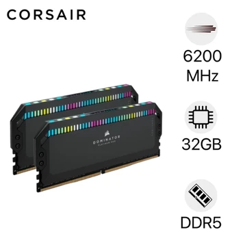 Ram Corsair Dominator Platinum RGB DDR5 6200MHz 32GB