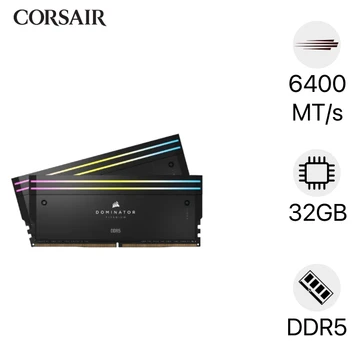 Ram Corsair Dominator Titanium RGB DDR5 6400MT/S 32GB