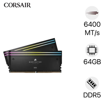 Ram Corsair Dominator Titanium RGB DDR5 6400MT/S 64GB