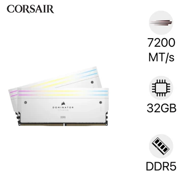 Ram Corsair Dominator Titanium RGB DDR5 7200MT/S 32GB