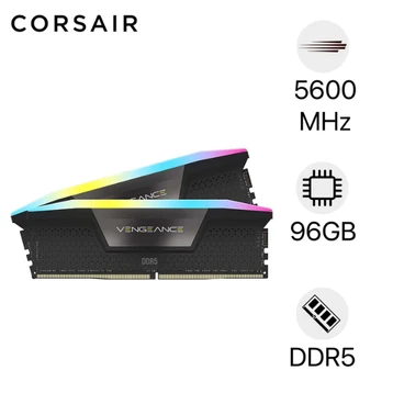 Ram Corsair Vengeance RGB DDR5 5600MHz 96GB