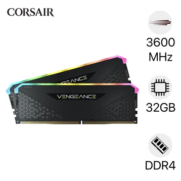RAM PC Corsair Vengeance RGB RS 32GB (2X16GB) 3600MHz DDR4