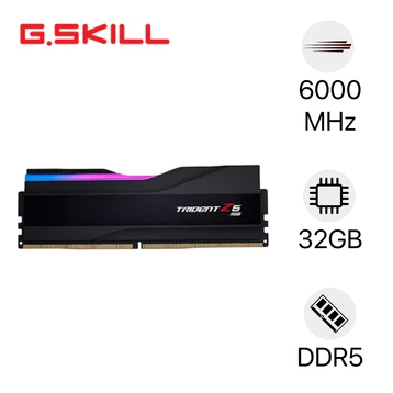 RAM PC GSkill Trident Z5 RGB DDR5 6000Mhz 32GB (1*32GB) F5-6000J3636F32GX1-TZ5RK đen