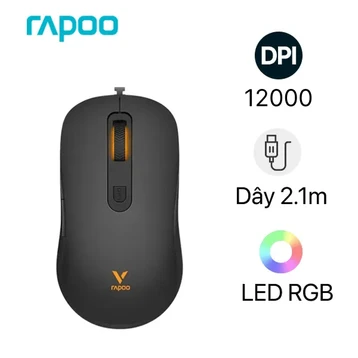 Chuột gaming Rapoo V16 RGB 12000 DPI