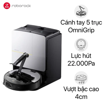 Robot hút bụi lau nhà cánh tay cơ học Roborock Saros Z70