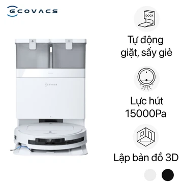 Robot hút bụi lau nhà tự động làm sạch Ecovacs Deebot T50 Pro Omni