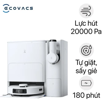 Robot hút bụi lau nhà và máy hút bụi cầm tay Ecovacs Deebot T30S Combo