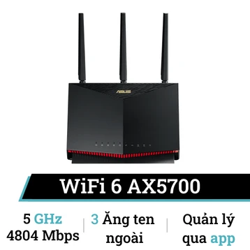 Router Wifi 6 Asus RT-AX86U AX5700