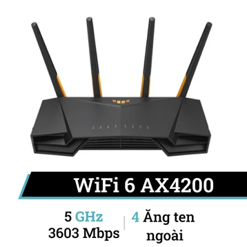 Router Wifi 6 Asus TUF Gaming AX4200