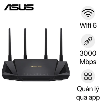 Router Wifi 6 AX3000 Asus RT-AX58U 3000Mbs