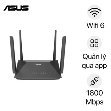 Router Wifi 6 băng tần kép Asus RT-AX52 AX1800
