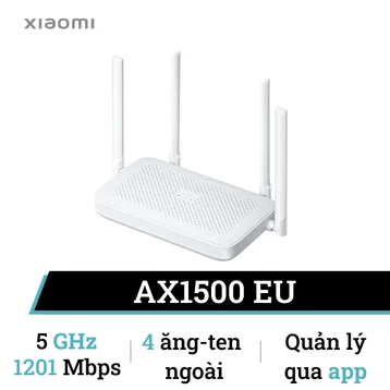 Router Wifi 6 Gigabit băng tần kép Xiaomi AX1500 EU