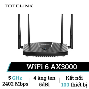 Router Wifi 6 Totolink AX3000 X6000R V2
