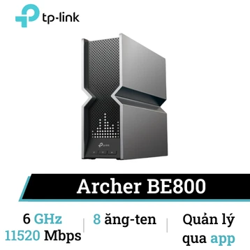 Router Wifi 7 BE19000 TP-Link Archer BE800 ba băng tần
