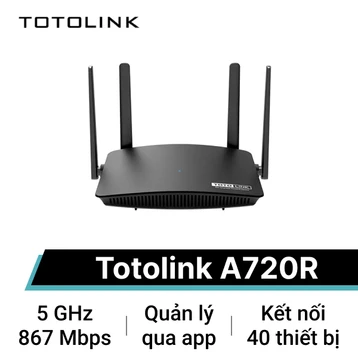Router Wifi Totolink A720R băng tần kép AC1200