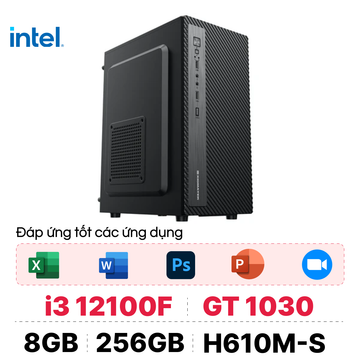PC CPS văn phòng S05 i3 12100F / 8GB - 256GB