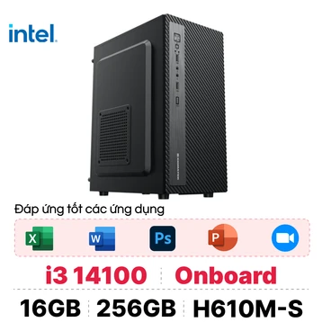 PC CPS Văn Phòng S06 i3 14100 / 16GB - 256GB