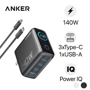 Sạc Anker Zolo 3C1A 140W kèm cáp USB-C B2697