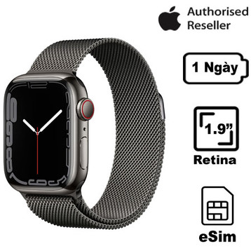 Apple Watch Series 7 45mm (4G) Viền thép dây thép | Chính hãng VN/A