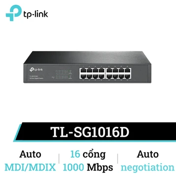 Switch Tp-Link TL-SG1016D 16 cổng gigabit 10/100/1000 Mbps