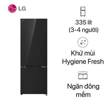 Tủ lạnh LG ngăn đá dưới 335 lít 2024 (LBB33BLGA)