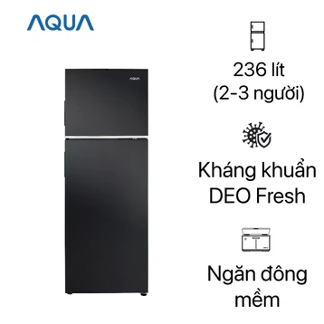 Tủ lạnh AQUA 236 lít 2024 (AQR-T260FA(FB))