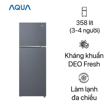 Tủ lạnh AQUA 358 lít 2024 (AQR-T410FA(SL))