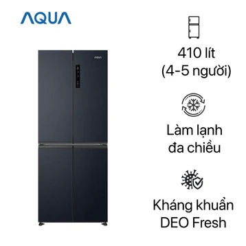 Tủ lạnh AQUA Multidoor 410 lít 2023 (AQR-M466XA(CBC))