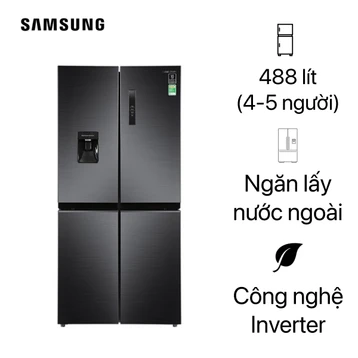 Tủ lạnh Samsung Multidoor 488 lít 2021 (RF48A4010B4/SV)