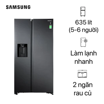 Tủ lạnh Samsung Side By Side 635 lít 2019 (RS64R5301B4/SV)