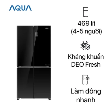 Tủ lạnh AQUA Multidoor 469 lít 2024 (AQR-M536XA(GB))