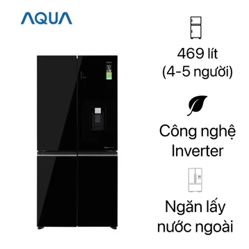 Tủ lạnh AQUA Multidoor 469 lít 2024 (AQR-M536XA(WGB))