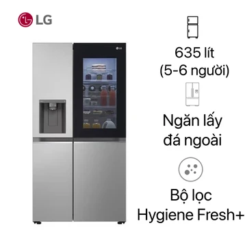 Tủ lạnh LG Side By Side 635 lít instaview 2023 (GR-G257SV)