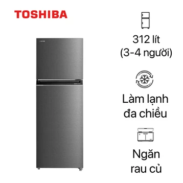 Tủ lạnh Toshiba 312 lít 2023 (GR-RT416WE-PMV(58)-MM)