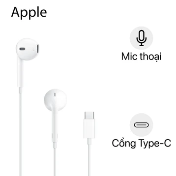 Tai nghe Apple EarPods USB-C MTJY3ZA/A | Chính hãng Apple Việt Nam
